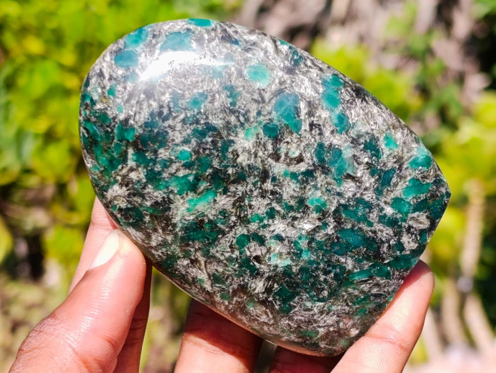 Polished Emerald Mica 'Mutokolite' Standing Free Forms x 4 From Mutoko, Zimbabwe - Toprock Gemstones and Minerals 