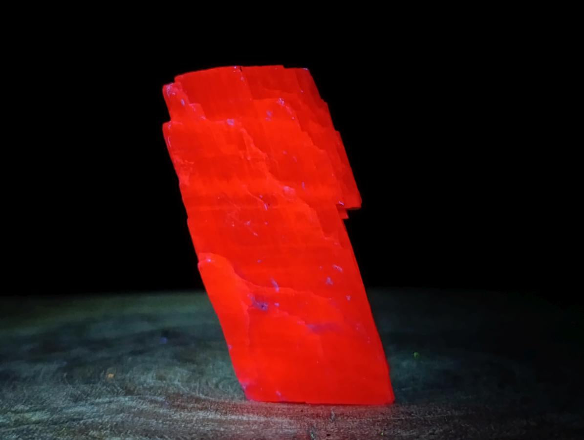 Natural Rhombohedral Sunset Orange Calcite Specimens x 12 From Spitzkop, Namibia - Toprock Gemstones and Minerals 