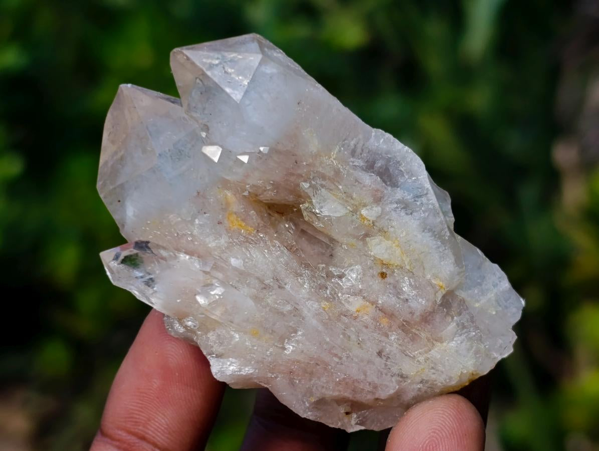 Natural Cascading Clear Smokey Phantom Quartz Crystals x 40 From Luena, Congo - Toprock Gemstones and Minerals 