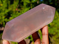 Polished Double Terminated Gemmy Rose Quartz Crystals x 3 From Madagascar - Toprock Gemstones and Minerals 