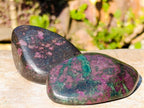 Polished Ruby Corundum in Chrome Verdite Gemstone Free Forms x 6 From Zimbabwe - Toprock Gemstones and Minerals 