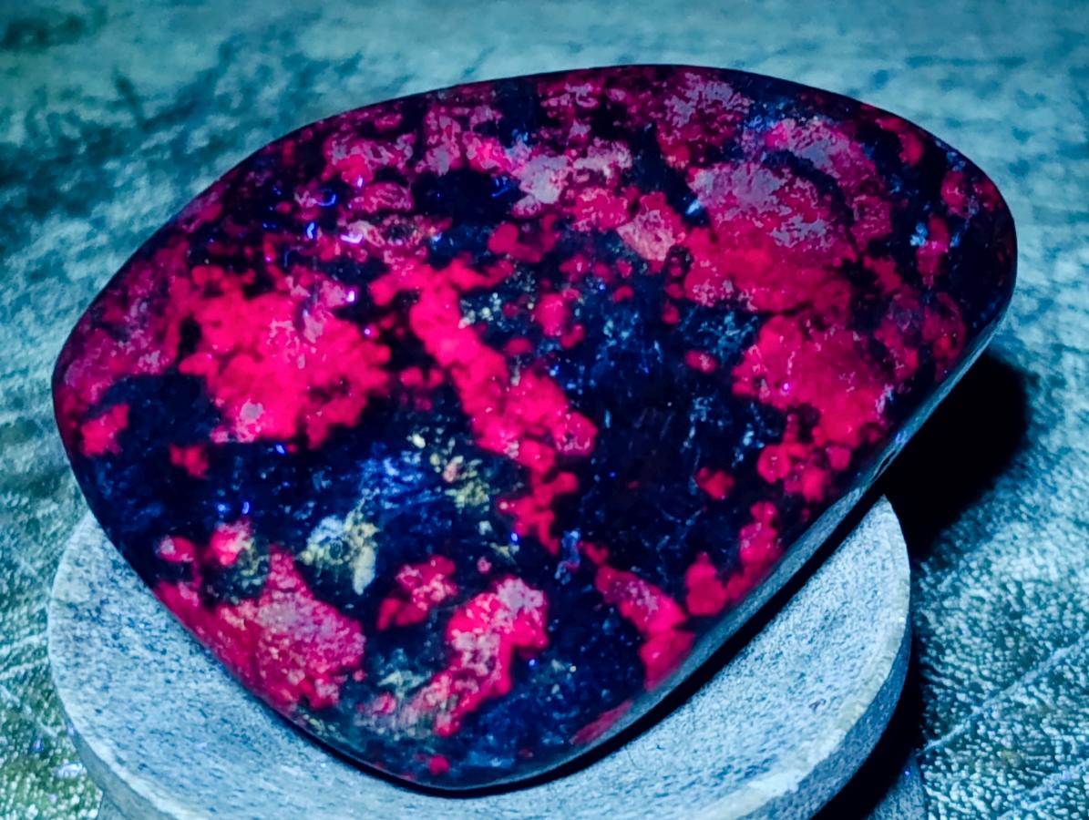 Polished Ruby Corundum in Chrome Verdite Gemstone Free Forms x 6 From Zimbabwe - Toprock Gemstones and Minerals 