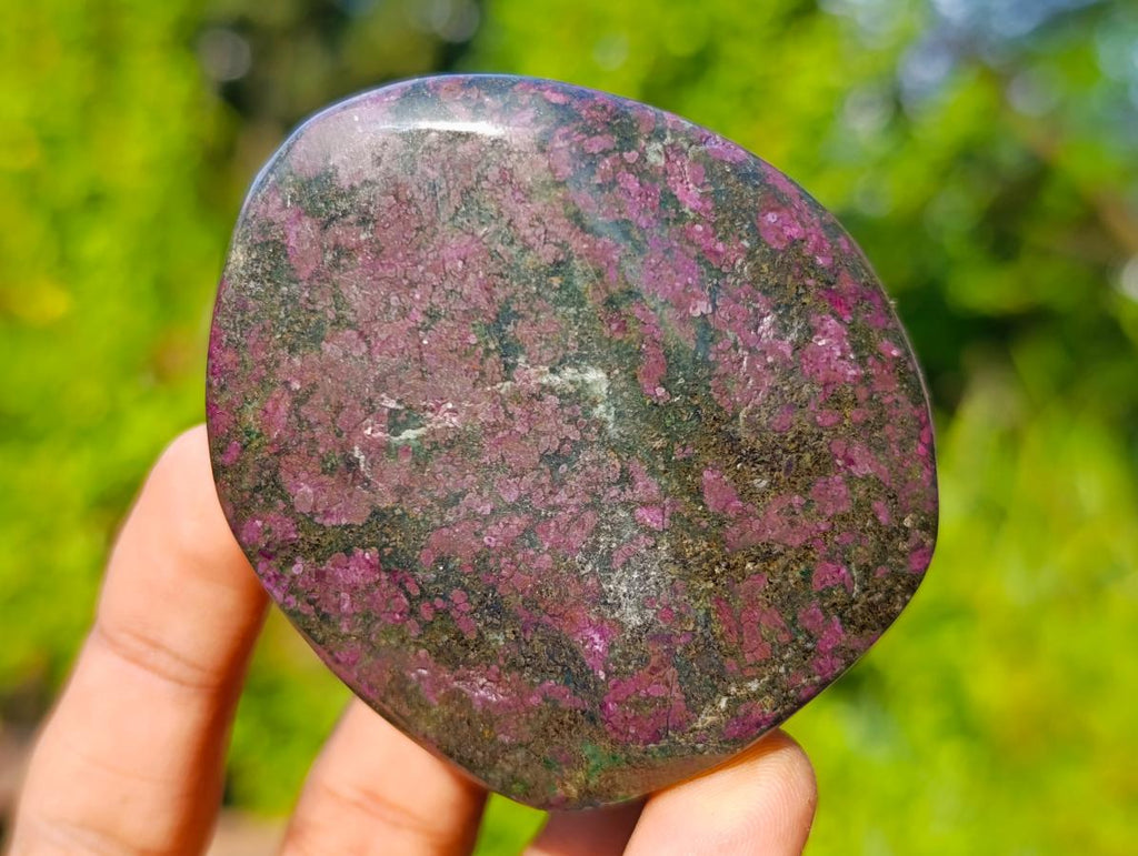Polished Ruby Corundum in Chrome Verdite Gemstone Free Forms x 6 From Zimbabwe - Toprock Gemstones and Minerals 