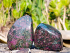 Polished Ruby Corundum in Chrome Verdite Gemstone Free Forms x 6 From Zimbabwe - Toprock Gemstones and Minerals 