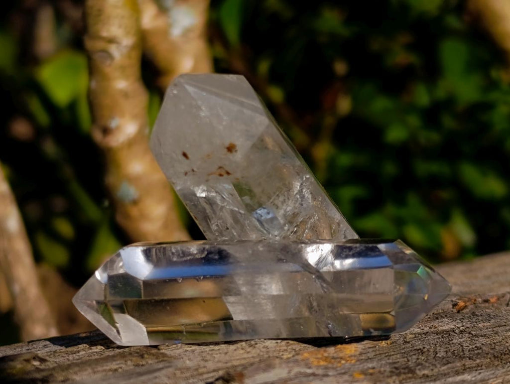 Polished Double Terminated Clear Quartz Crystals x 24 From Madagascar - Toprock Gemstones and Minerals 
