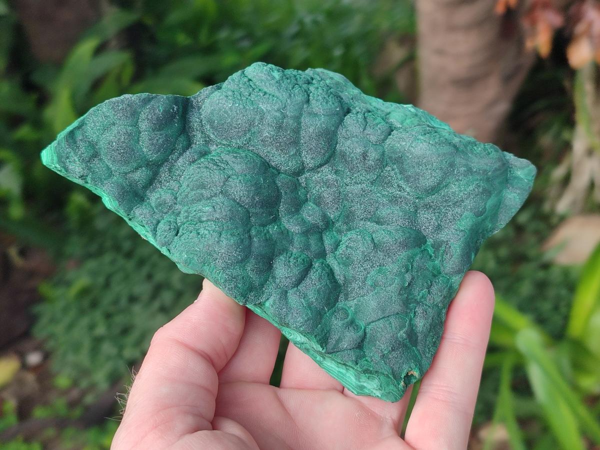 Natural Botryoidal Malachite Specimens x 3 From Congo - Toprock Gemstones and Minerals 