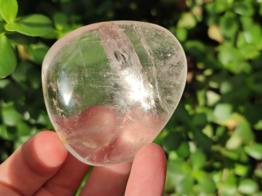 Polished Clear Quartz Crystal Galets x 12 From Madagascar - Toprock Gemstones and Minerals 