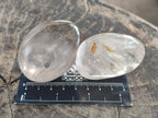 Polished Clear Quartz Crystal Galets x 12 From Madagascar - Toprock Gemstones and Minerals 