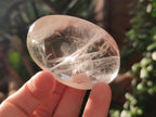 Polished Clear Quartz Crystal Galets x 12 From Madagascar - Toprock Gemstones and Minerals 