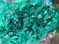 Natural XL Dioptase on Dolomite Specimen x 1 From Likasi, Congo - Toprock Gemstones and Minerals 