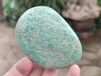 Polished Amazonite Free Forms x 9 From Zimbabwe - Toprock Gemstones and Minerals 