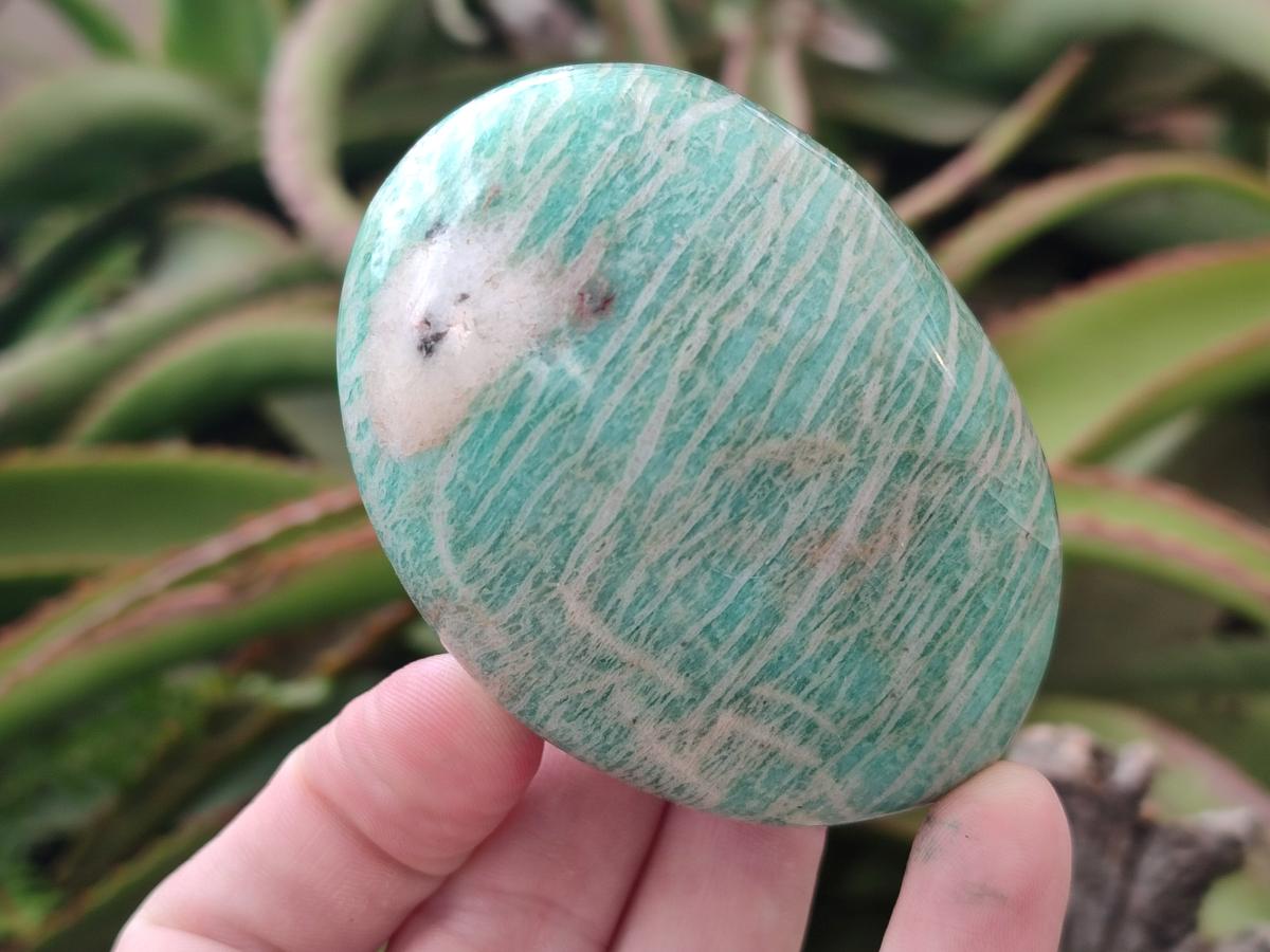 Polished Amazonite Free Forms x 9 From Zimbabwe - Toprock Gemstones and Minerals 