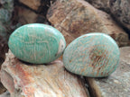 Polished Amazonite Free Forms x 9 From Zimbabwe - Toprock Gemstones and Minerals 