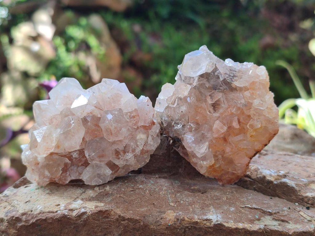 Natural Golden Limonite Quartz Clusters x 46 From Solwezi, Zambia - Toprock Gemstones and Minerals 