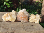 Natural Golden Limonite Quartz Clusters x 46 From Solwezi, Zambia - Toprock Gemstones and Minerals 