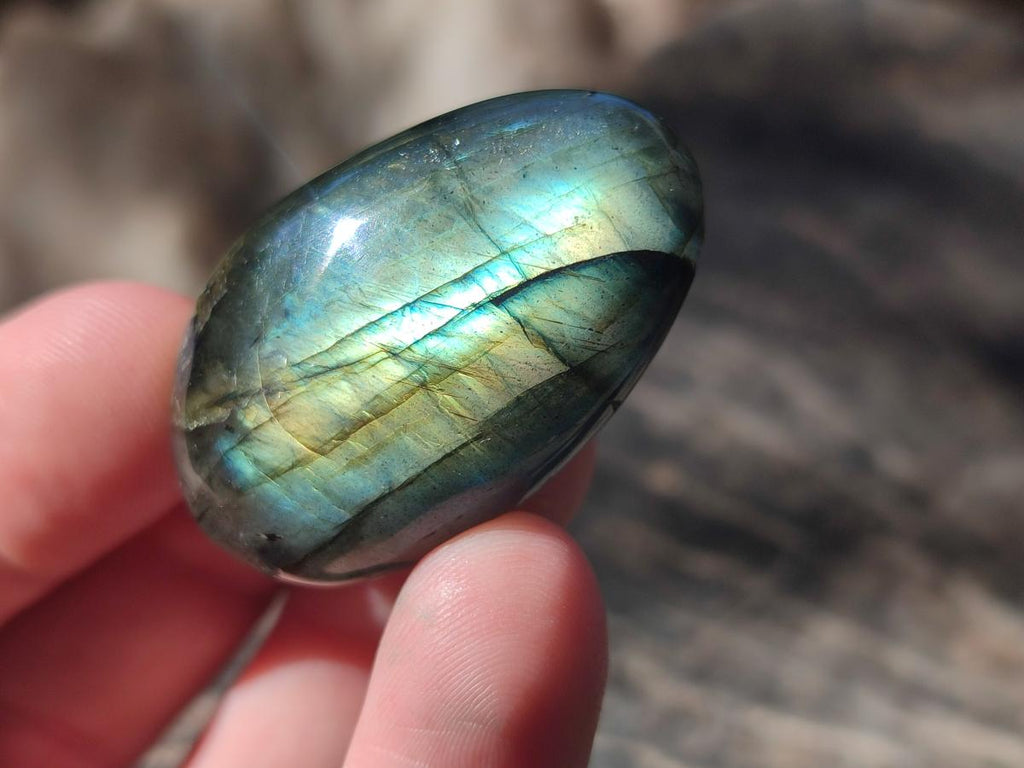 Polished Mini Labradorite Galets x 46 From Madagascar - Toprock Gemstones and Minerals 