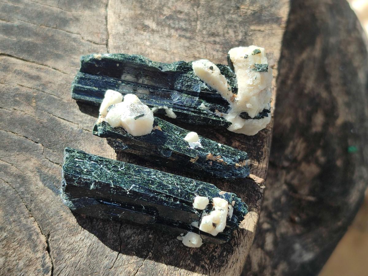 Natural Aegirine Crystals x 70 From Zomba, Malawi - Toprock Gemstones and Minerals 