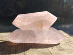 Polished Double Terminated Gemmy Rose Quartz Crystals x 12 From Madagascar - Toprock Gemstones and Minerals 