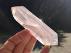 Polished Double Terminated Gemmy Rose Quartz Crystals x 12 From Madagascar - Toprock Gemstones and Minerals 