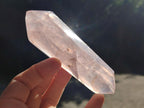 Polished Double Terminated Gemmy Rose Quartz Crystals x 12 From Madagascar - Toprock Gemstones and Minerals 