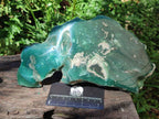 Polished On One Side Mtorolite Chrysoprase Plates x 2 From Mutorashanga, Zimbabwe - Toprock Gemstones and Minerals 