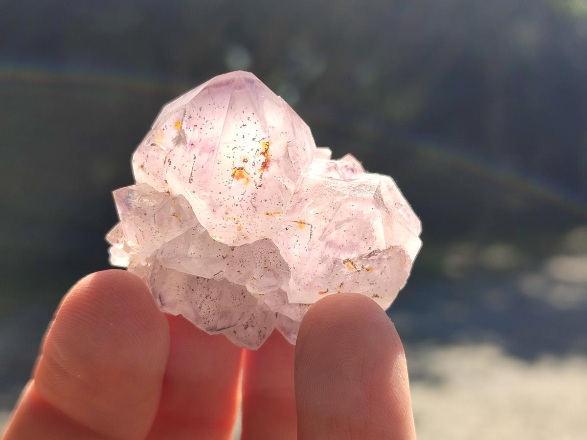 Natural Sunburst Spirit Amethyst Single Crystals x 20 From Boekenhouthoek, South Africa - Toprock Gemstones and Minerals 