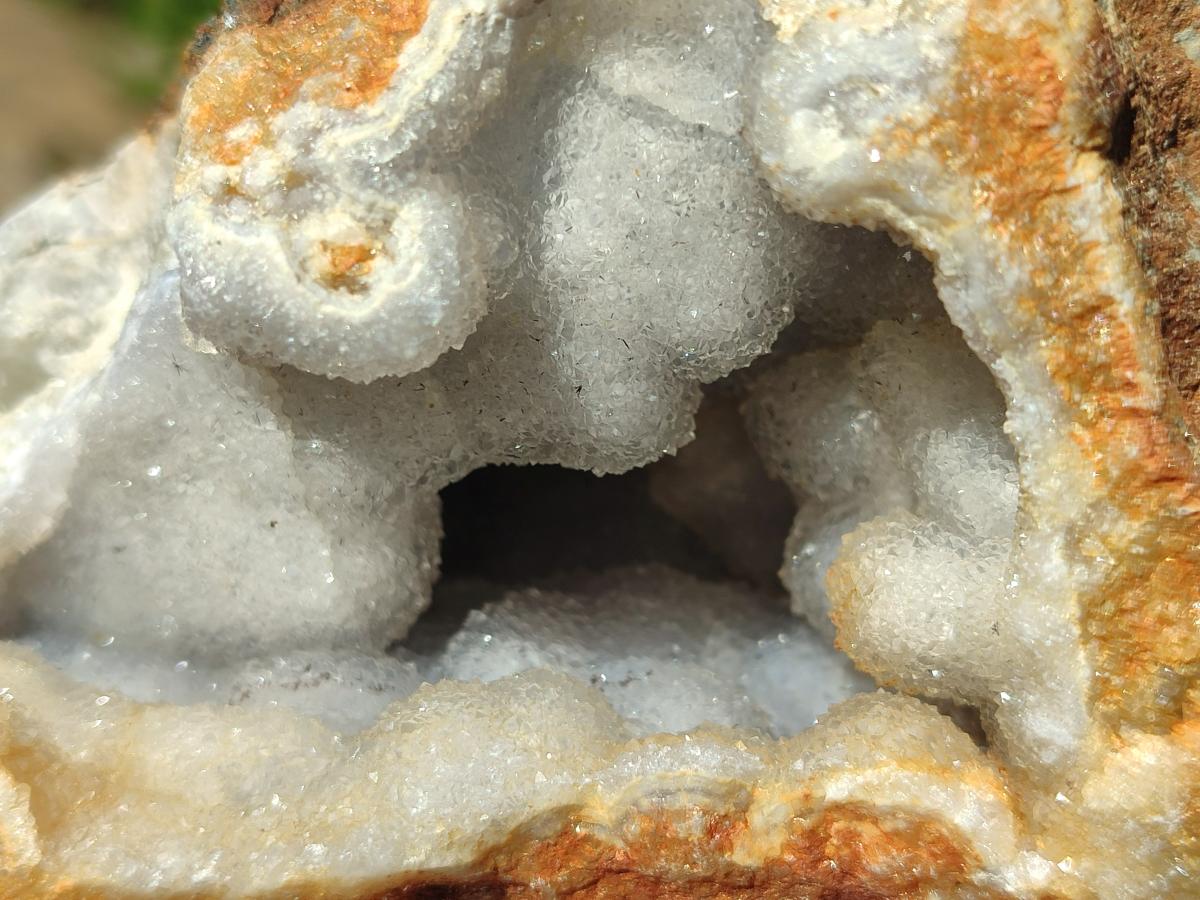 Natural Blue Lace Agate Geode Specimens x 4 From Nsanje, Malawi - Toprock Gemstones and Minerals 