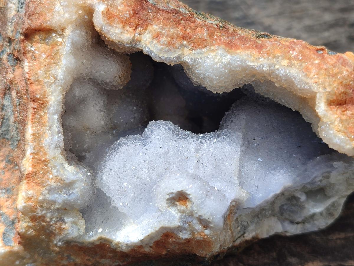 Natural Blue Lace Agate Geode Specimens x 4 From Nsanje, Malawi - Toprock Gemstones and Minerals 