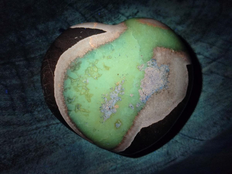 Polished Septerye Fossil Hearts x 10 From Mahajanga, Madagascar - Toprock Gemstones and Minerals 