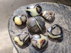 Polished Septerye Fossil Hearts x 10 From Mahajanga, Madagascar - Toprock Gemstones and Minerals 