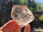 Polished Smokey Quartz and Amethyst Window Crystals x 6 From Akansobe, Madagascar - Toprock Gemstones and Minerals 