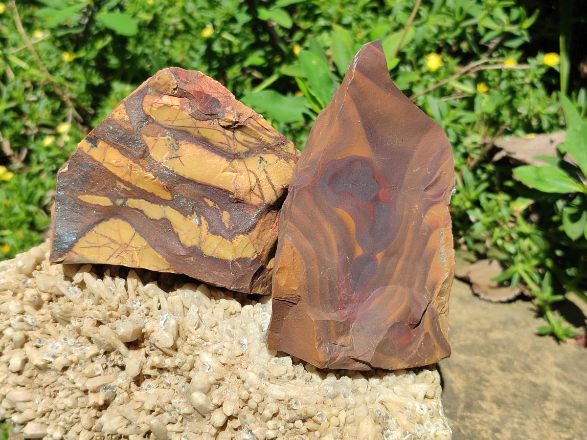 Natural Nguni Jasper Cobbed Specimens x 12 From Northern Cape, South Africa - Toprock Gemstones and Minerals 