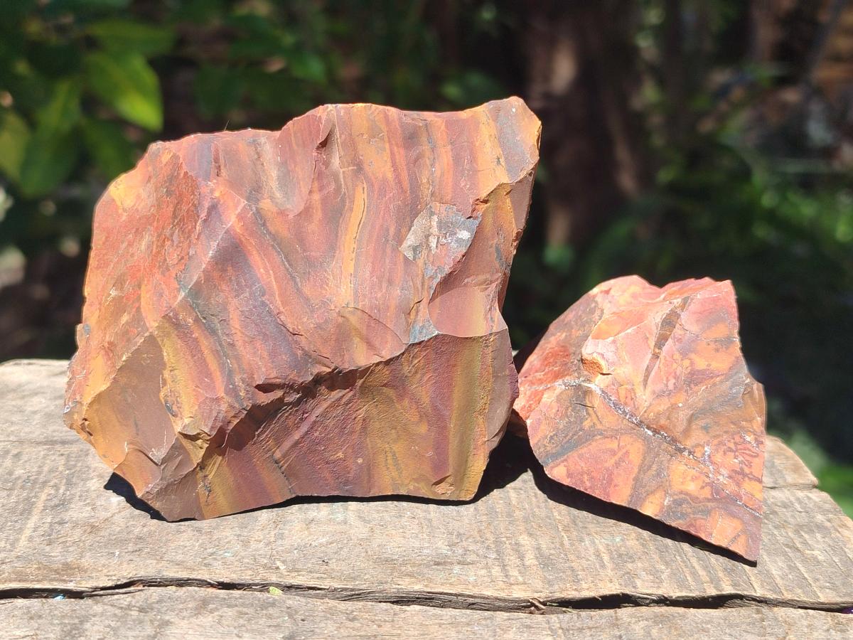 Natural Nguni Jasper Cobbed Specimens x 12 From Northern Cape, South Africa - Toprock Gemstones and Minerals 
