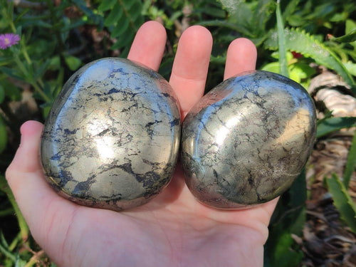 Polished Basalt Pharaoh Stone Free Forms x 12 From Iron Duke Mine, Zimbabwe - Toprock Gemstones and Minerals 
