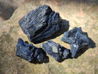 Natural Schorl Black Tourmaline Specimens x 32 From Erongo, Namibia - Toprock Gemstones and Minerals 