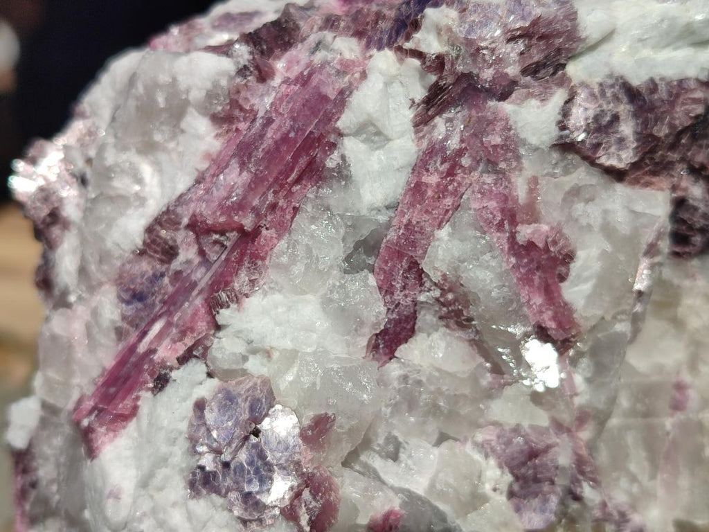 Natural Pink Rubellite Tourmaline Specimens x 2 From Karibib, Namibia - Toprock Gemstones and Minerals 