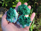 Natural Rare Malachite Pseudomorph Specimens with Inclusions x 12 From Kolwezi, Congo - Toprock Gemstones and Minerals 