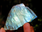 Polished One Side Labradorite Plates x 35 From Madagascar - Toprock Gemstones and Minerals 