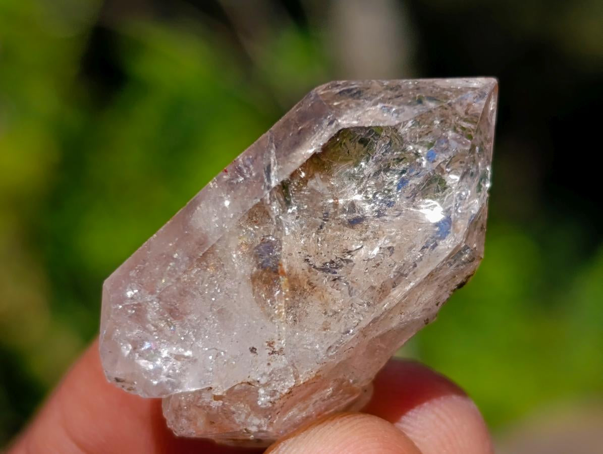Natural Smokey Window Quartz Crystals x 70 From Brandberg, Namibia - Toprock Gemstones and Minerals 