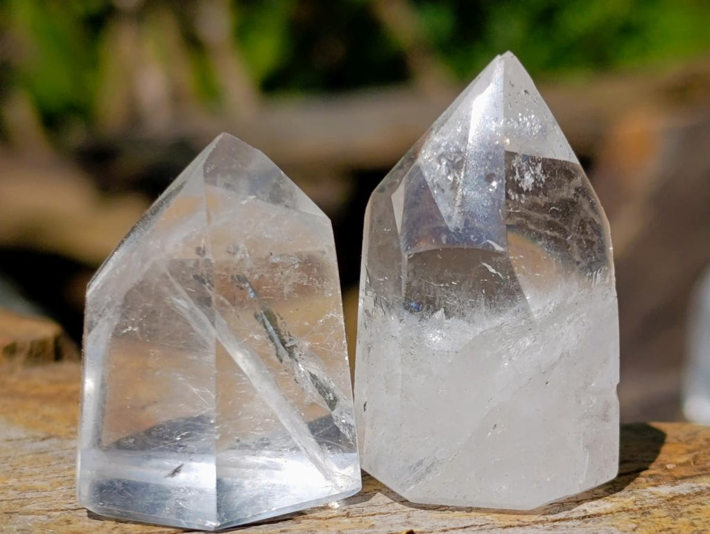 Polished Clear Quartz Crystals x 35 From Madagascar - Toprock Gemstones and Minerals 
