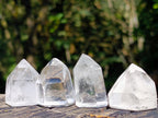 Polished Clear Quartz Crystals x 35 From Madagascar - Toprock Gemstones and Minerals 