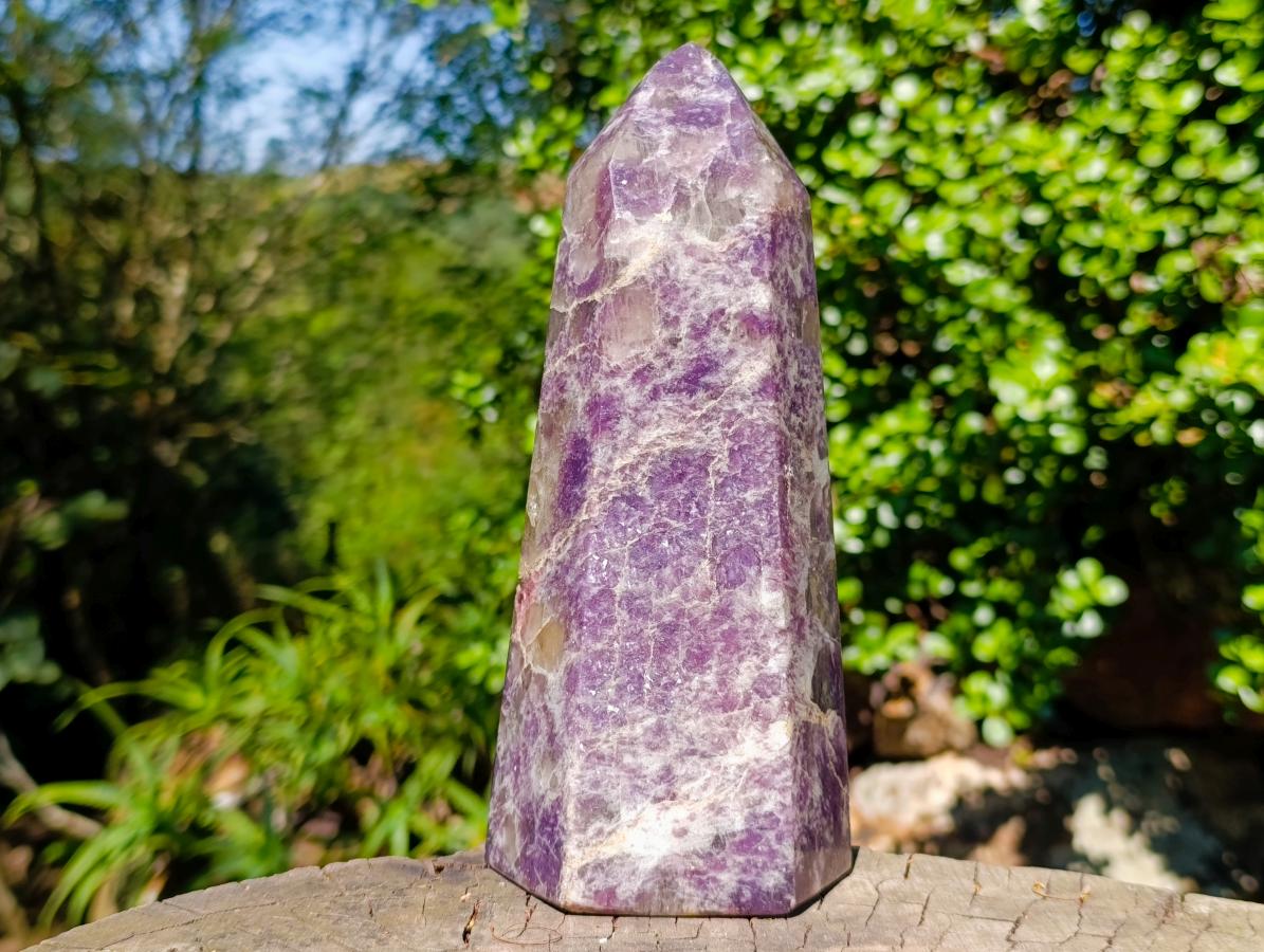 Polished Large Lepidolite Display Crystal x 1 From Ambatondrazaka, Madagascar - Toprock Gemstones and Minerals 