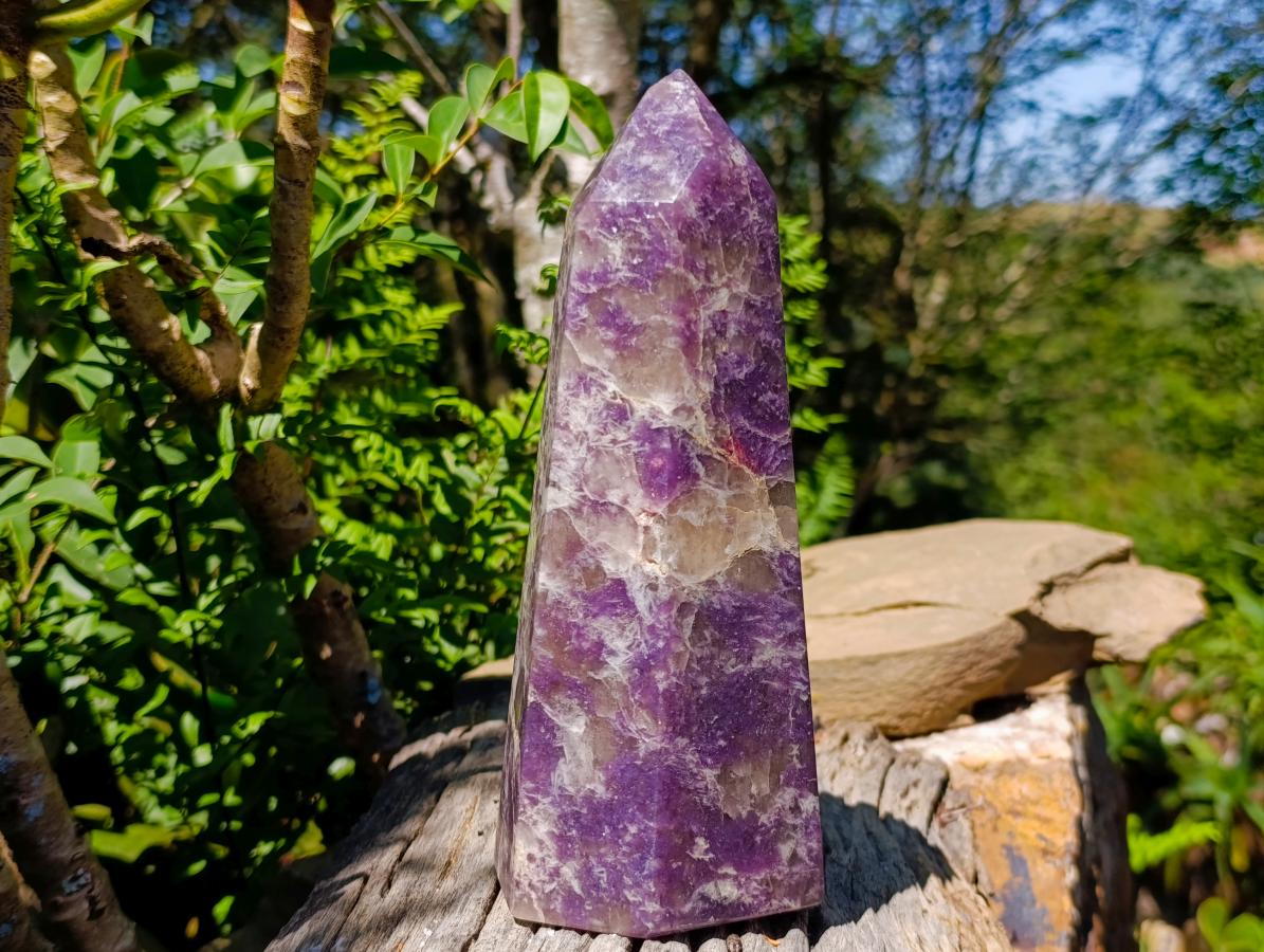 Polished Large Lepidolite Display Crystal x 1 From Ambatondrazaka, Madagascar - Toprock Gemstones and Minerals 