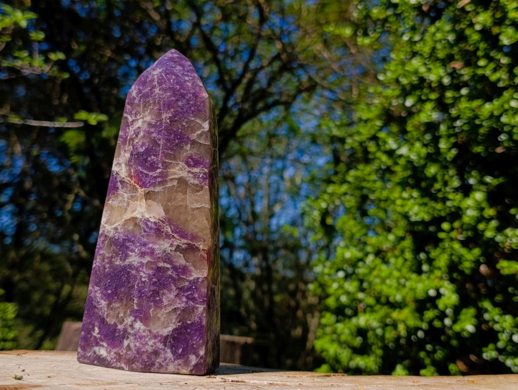 Polished Large Lepidolite Display Crystal x 1 From Ambatondrazaka, Madagascar - Toprock Gemstones and Minerals 