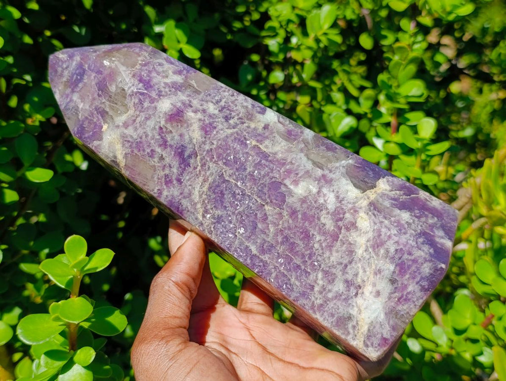 Polished Large Lepidolite Display Crystal x 1 From Ambatondrazaka, Madagascar - Toprock Gemstones and Minerals 