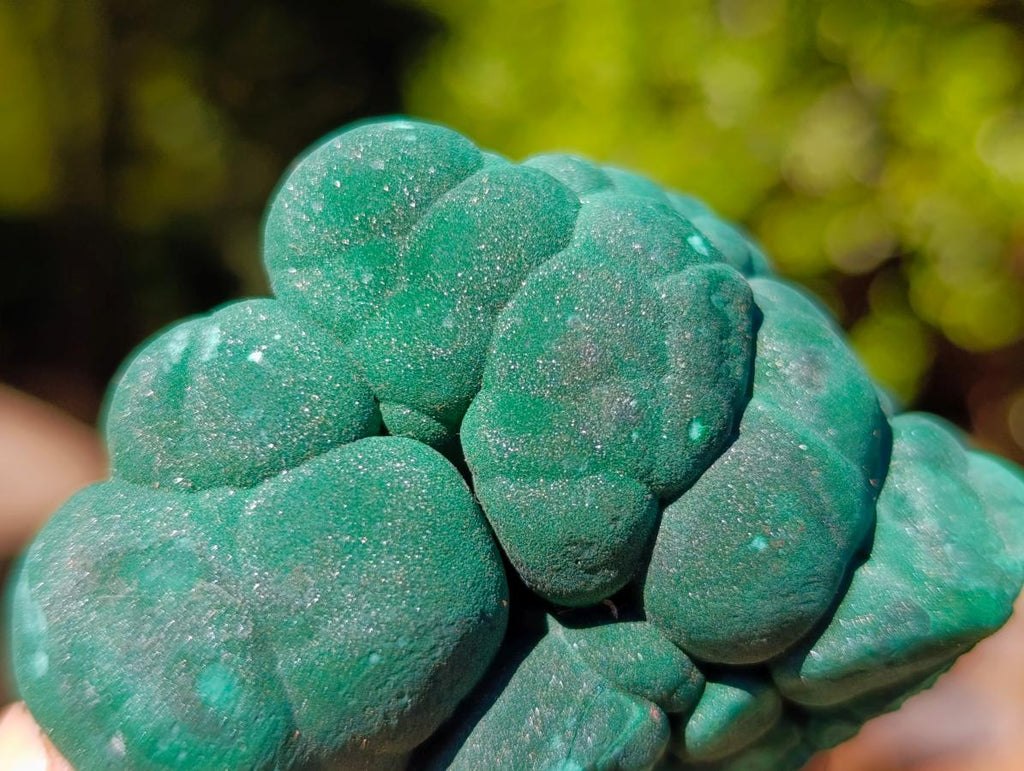 Natural Botryoidal Malachite Specimens x 12 From Congo - Toprock Gemstones and Minerals 