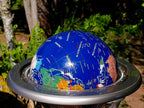 Polished XL Lapis Lazuli World Globe x 1 From China - Toprock Gemstones and Minerals 
