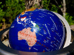 Polished XL Lapis Lazuli World Globe x 1 From China - Toprock Gemstones and Minerals 