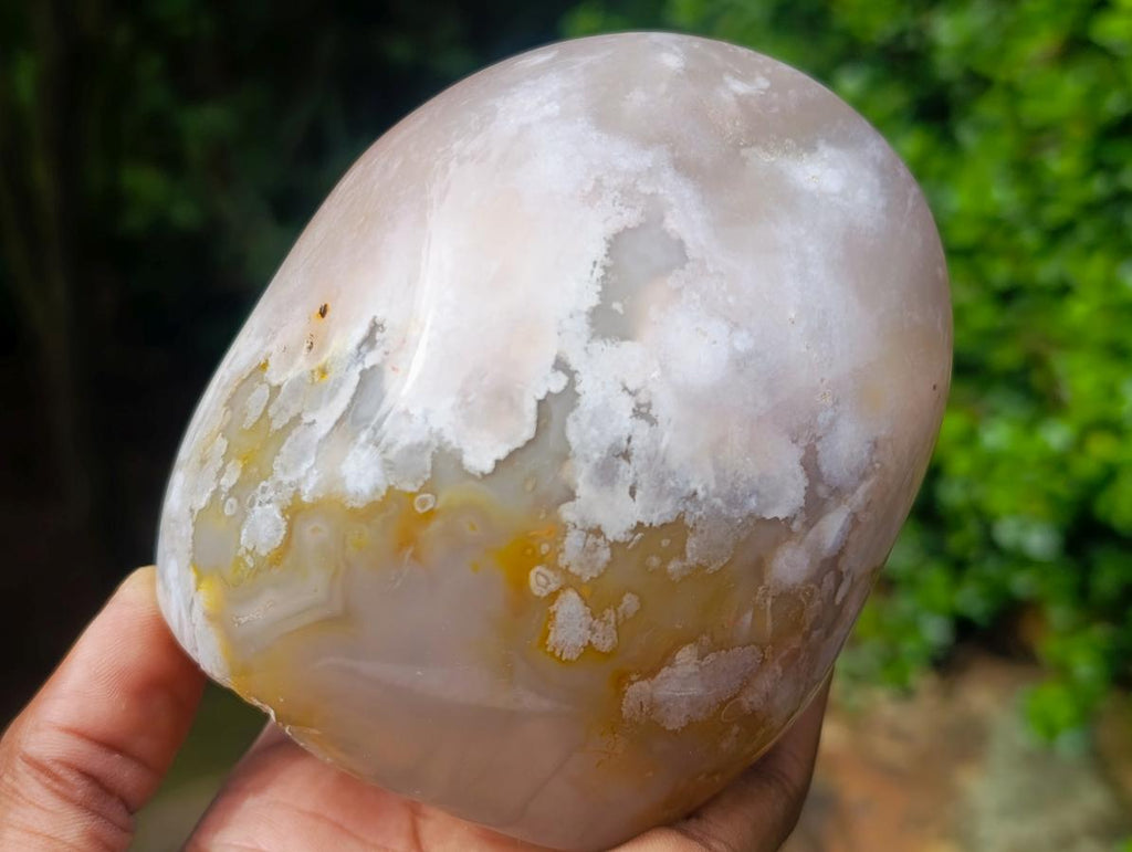 Polished Flower Agate Standing Display Pieces x 2 From Antsahalova, Madagascar - Toprock Gemstones and Minerals 