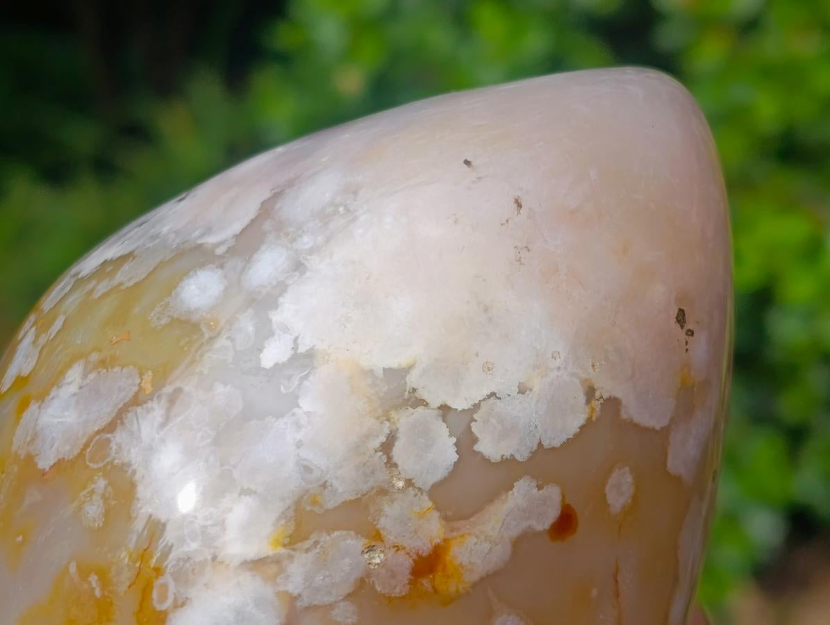 Polished Flower Agate Standing Display Pieces x 2 From Antsahalova, Madagascar - Toprock Gemstones and Minerals 